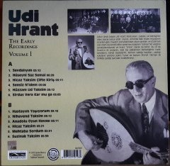 UDİ HRANT - THE EARLY RECORDINGS VOLUME I - PLAK 2.EL