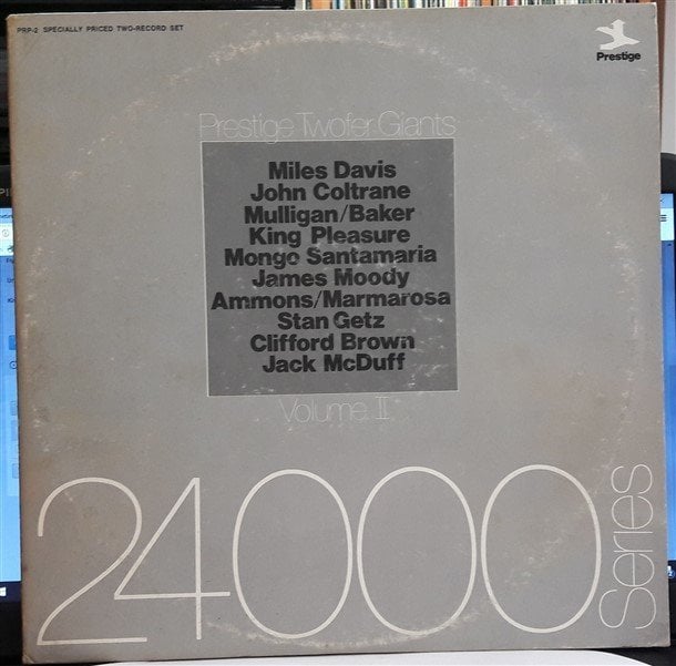 PRESTIGE TWOFER GIANTS VOLUME II (MILES DAVIS,JOHN COLTRANE,GERRY MULLIGAN,CLIFFORD BROWN,STAN GETZ,GENE AMMONS...) - 2.EL 2PLAK