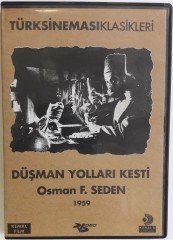 DÜŞMAN YOLLARI KESTİ - EŞREF KOLÇAK - SADRİ ALIŞIK - OSMAN SEDEN - DVD 2.EL