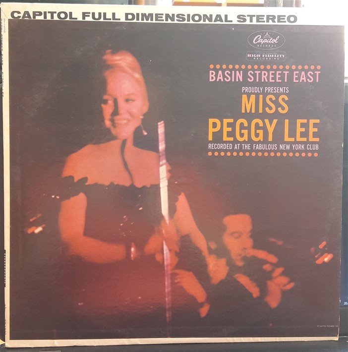 PEGGY LEE - BASIN STREET EAST - 2.EL PLAK