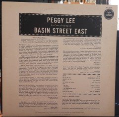 PEGGY LEE - BASIN STREET EAST - 2.EL PLAK