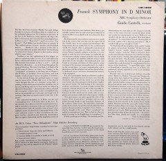FRANCK: SYMPHONY IN D MINOR, NBC SYMPHONY, GUIDO CANTELLI - PLAK 2.EL