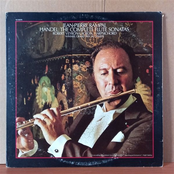 JEAN-PIERRE RAMPAL, HANDEL, ROBERT VEYRON-LACROIX – HANDEL: THE COMPLETE FLUTE SONATAS (1973) - 2LP 2.EL PLAK