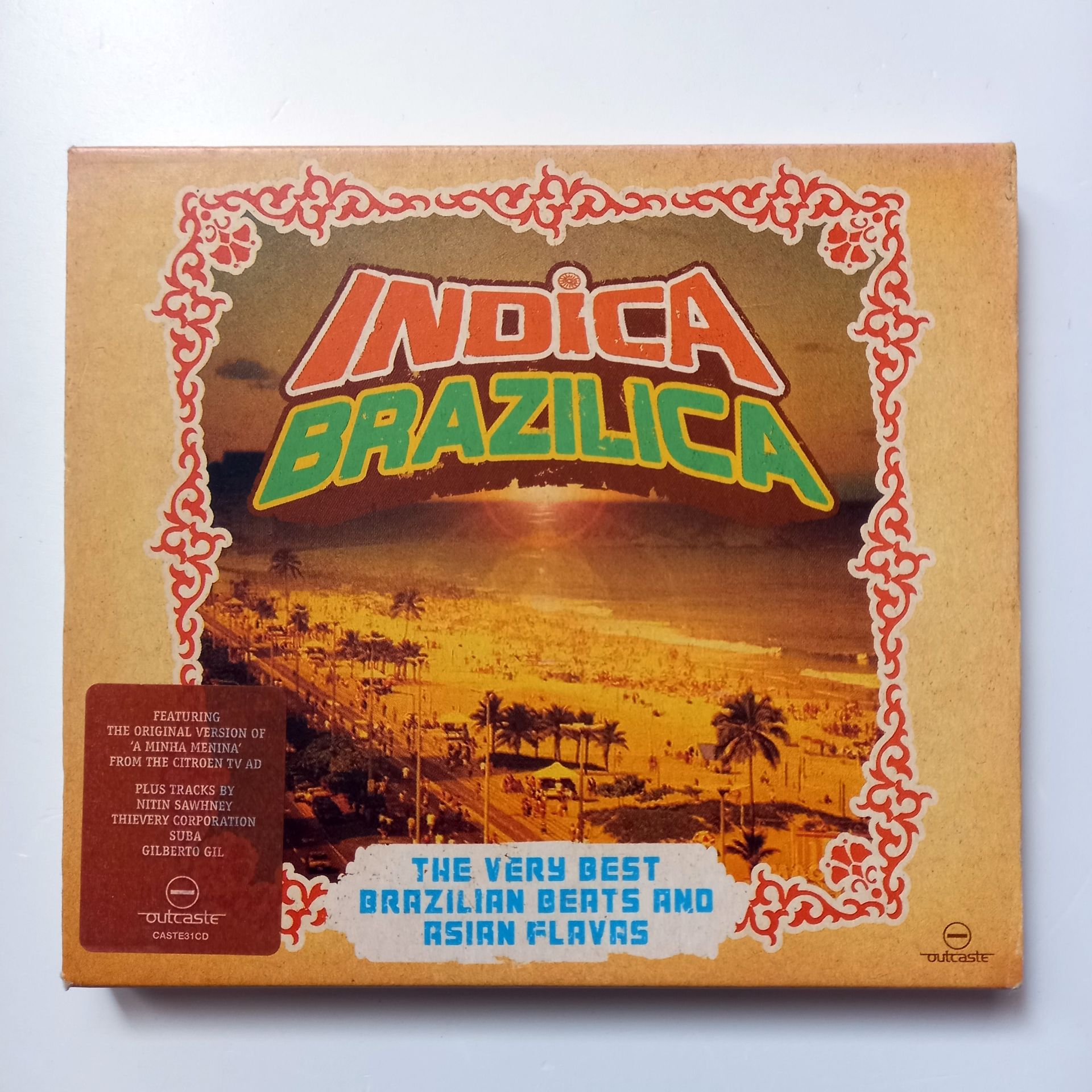 INDICA BRAZILICA / THE VERY BEST BRAZILIAN BEATS AND ASIAN FLAVAS / GILBERTO GIL, THIEVERY CORPORATION, OTTO, ANJALI, NITIN SAWHNEY, SUBA (2003) - CD 2.EL