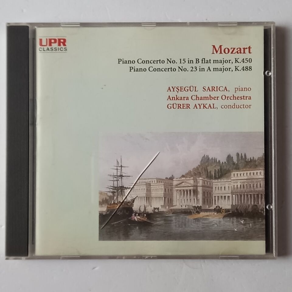 MOZART: PIANO CONCERTOS 15 & 23 - AYŞEGÜL SARICA & GÜREYR AYKAL (1993) - CD 2.EL