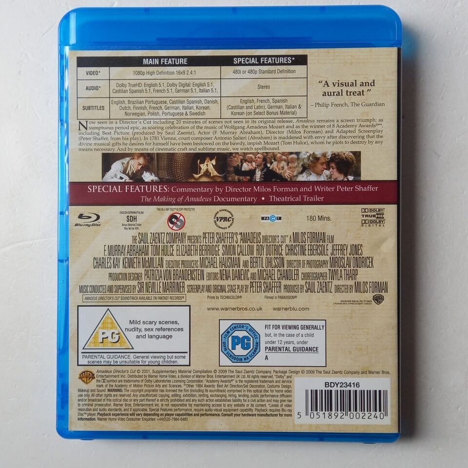 AMADEUS DIRECTOR\'S CUT - BLU-RAY 2.EL