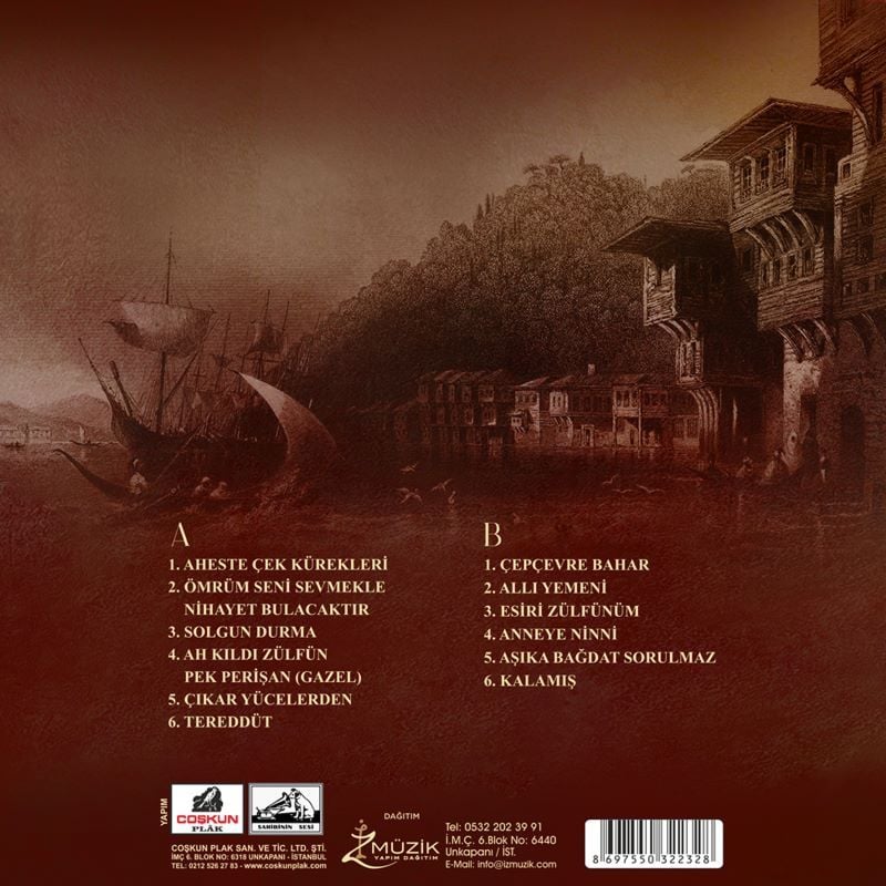 MÜNİR NURETTİN SELÇUK - AHESTE ÇEK KÜREKLERİ / KALAMIŞ (1968) - LP 2024 BASIM SIFIR PLAK