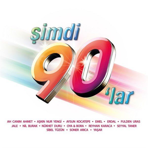 ŞİMDİ 90'LAR - KARIŞIK 90LAR TÜRKÇE POP - 2LP 2023 BASIM GATEFOLD SIFIR PLAK