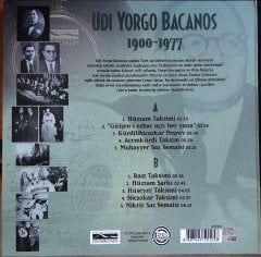 UDİ YORGO BACANOS - 1900-1977 - PLAK 2.EL