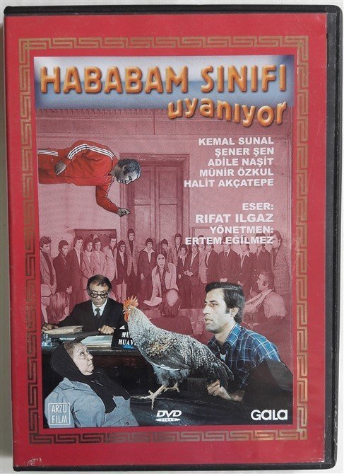 HABABAM SINIFI UYANIYOR  - KEMAL SUNAL - ŞENER ŞEN - MÜNİR ÖZKUL - ERTEM EĞİLMEZ - DVD 2.EL