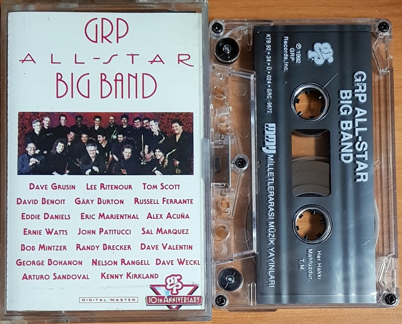 GRP ALL-STAR BIG BAND - GRP ALL-STAR BIG BAND (1992) MMY KASET 2.EL