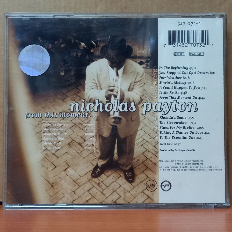 NICHOLAS PAYTON - FROM THIS MOMENT... (1995) - CD 2.EL