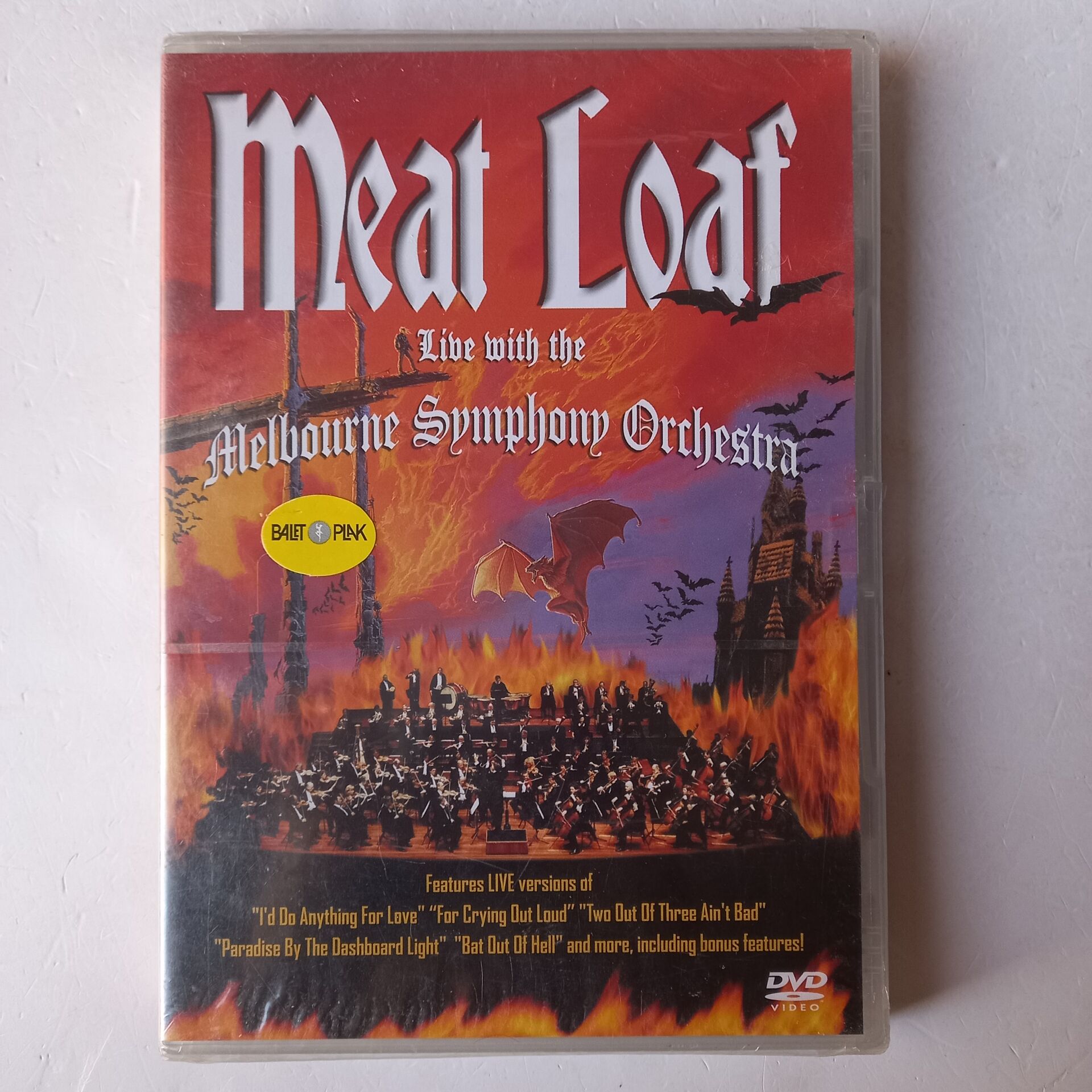 MEAT LOAF - LIVE WITH THE MELBOURNE SYMPHONY ORCHESTRA (2004) - DVD AMBALAJINDA SIFIR