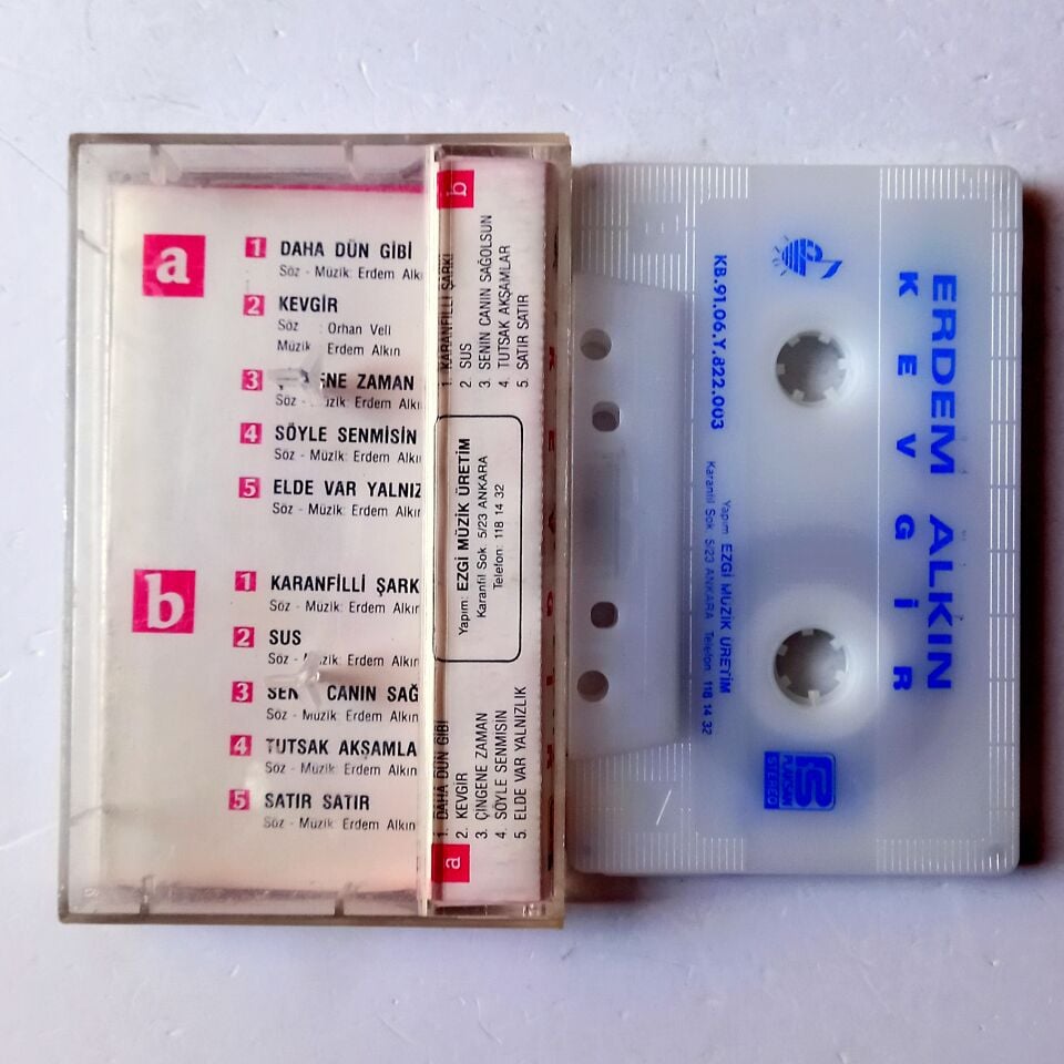 ERDEM ALKIN – KEVGİR (1992) - KASET 2.EL