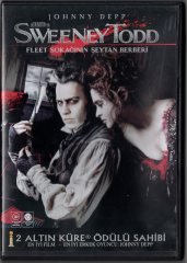 SWEENEY TODD FLEET SOKAĞININ ŞEYTAN BERBERİ - JOHNNY DEPP - HELENA BONHAM CARTER - SACHA BARON COHEN - TIM BURTON - DVD 2.EL