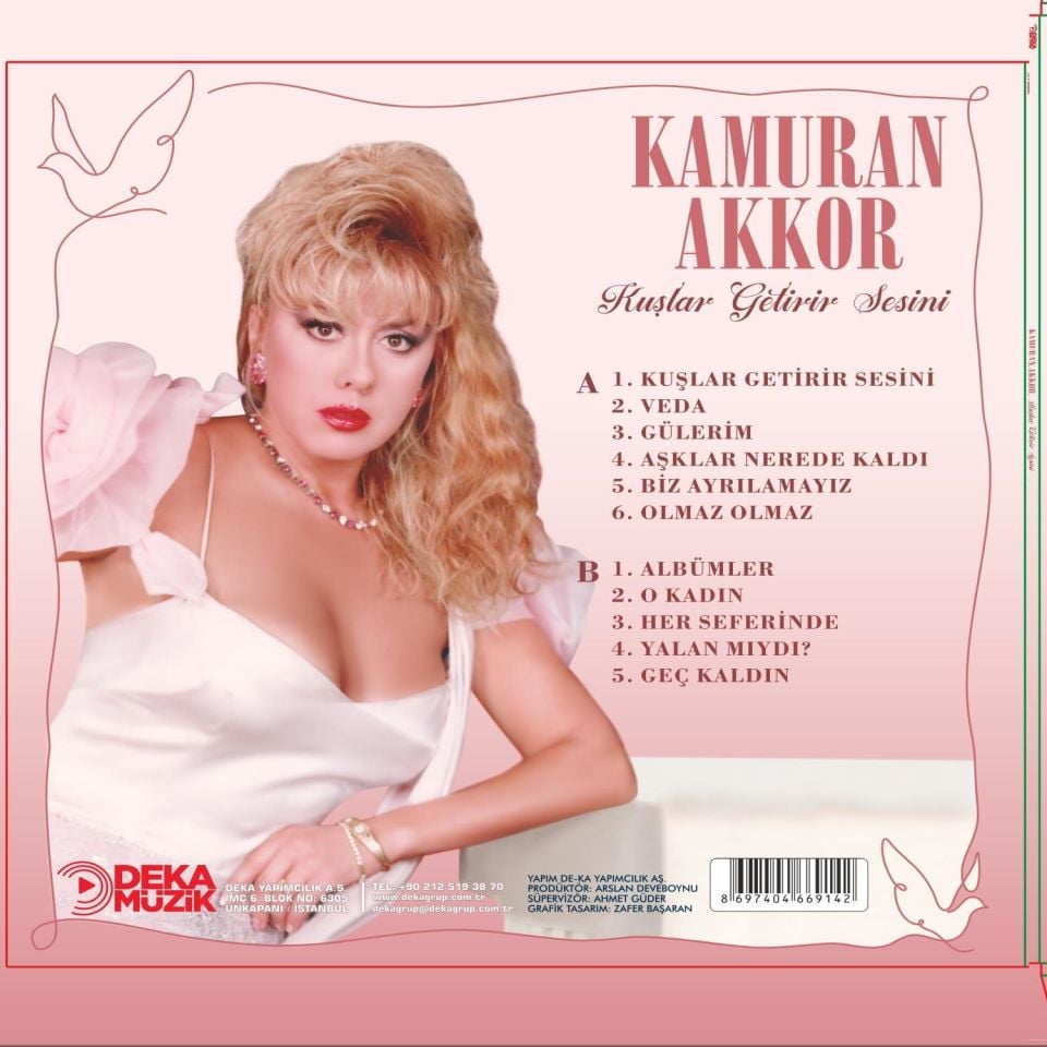 KAMURAN AKKOR - KUŞLAR GETİRİR SESİNİ (1988) - LP 2022 EDİSYON SIFIR PLAK