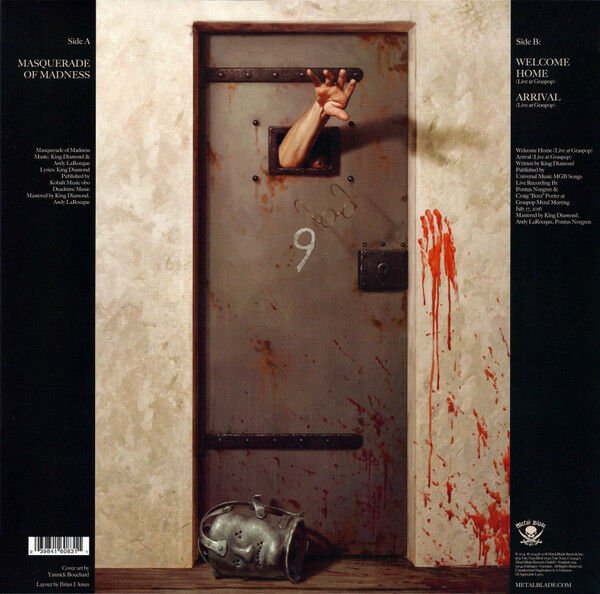 KING DIAMOND - MASQUERADE OF MADNESS (2024) - 3 TRACK SINGLE 12'' 45RPM SIFIR PLAK