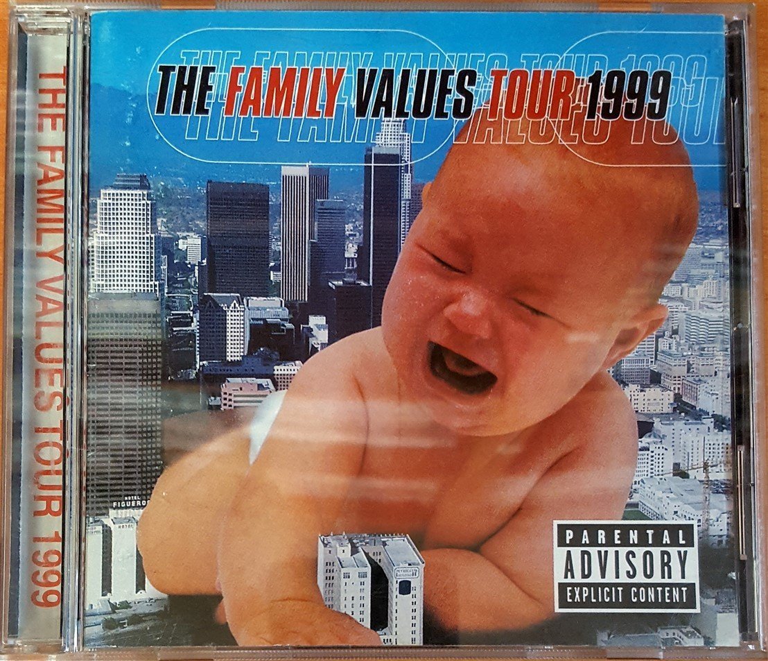 THE FAMILY VALUES TOUR 1999 / LIMP BIZKIT, PRIMUS, KORN, FILTER (2000) CD 2.EL