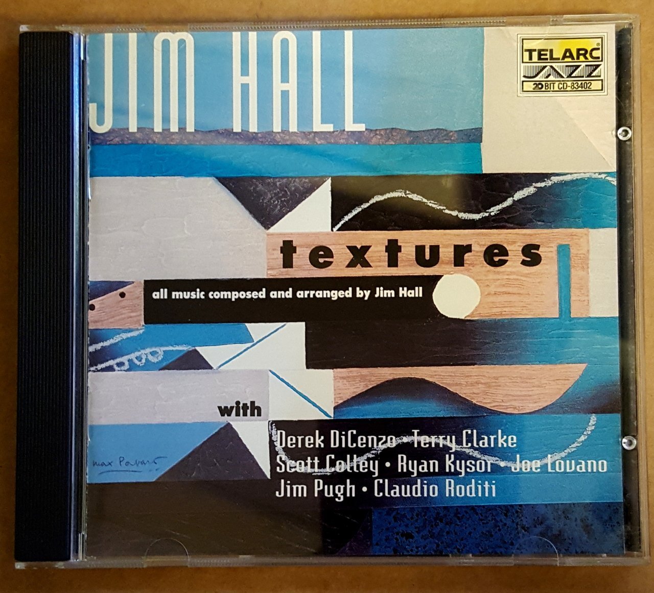 JIM HALL - TEXTURES (1997) - CD TELARC 2.EL
