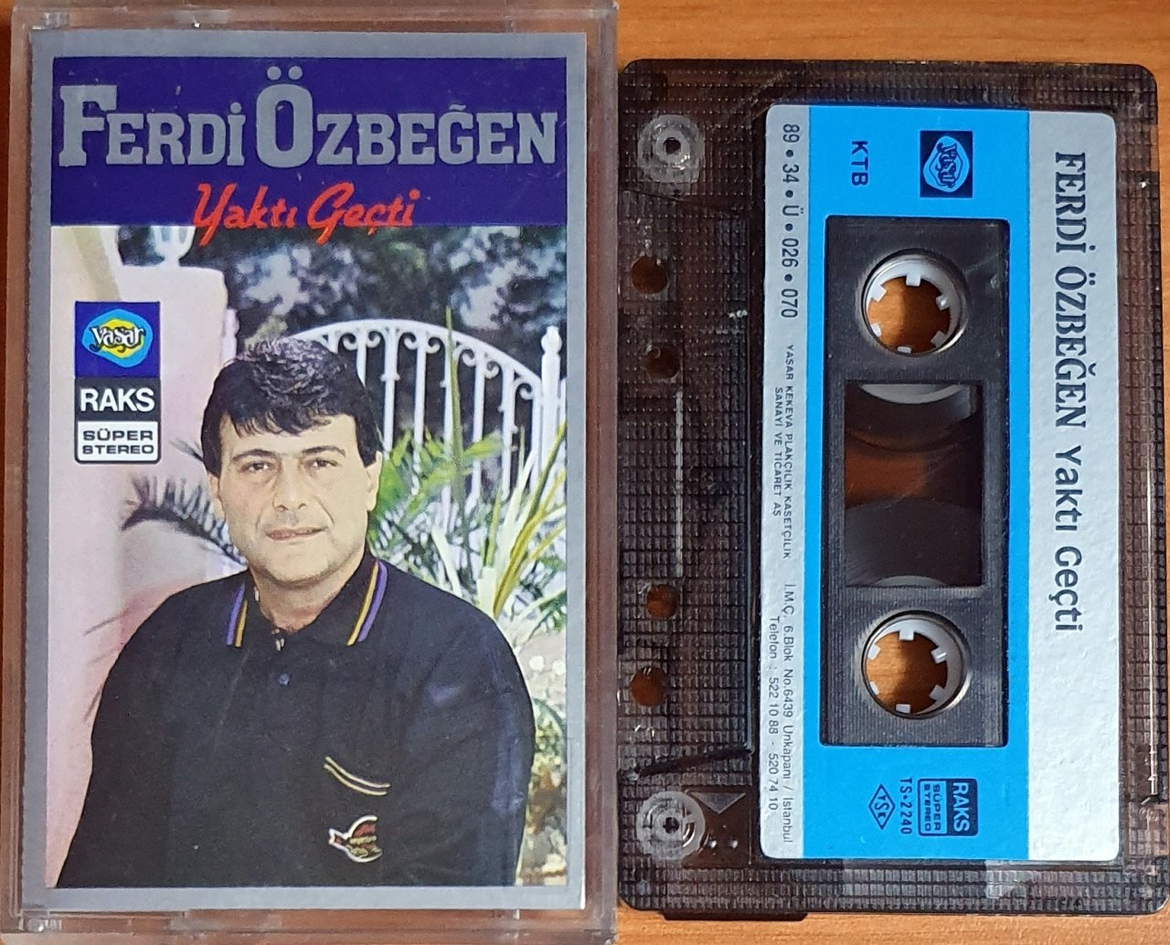 FERDİ ÖZBEĞEN - YAKTI GEÇTİ (1989) - KASET YAŞAR KEKEVA 2.EL