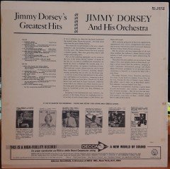 JIMMY DORSEY - GREATEST HITS - PLAK 2.EL