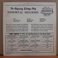 IMMORTAL MELODIES - KINGSWAY STRINGS - LP 2.EL PLAK