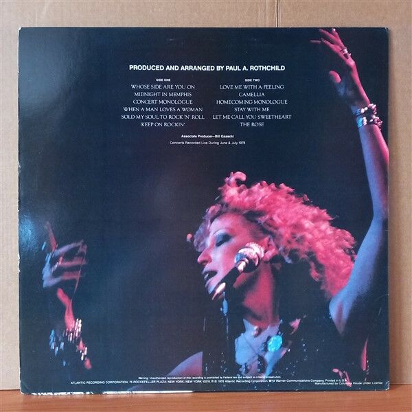 BETTE MIDLER – THE ROSE / THE ORIGINAL SOUNDTRACK RECORDING (1979) - LP 2.EL PLAK