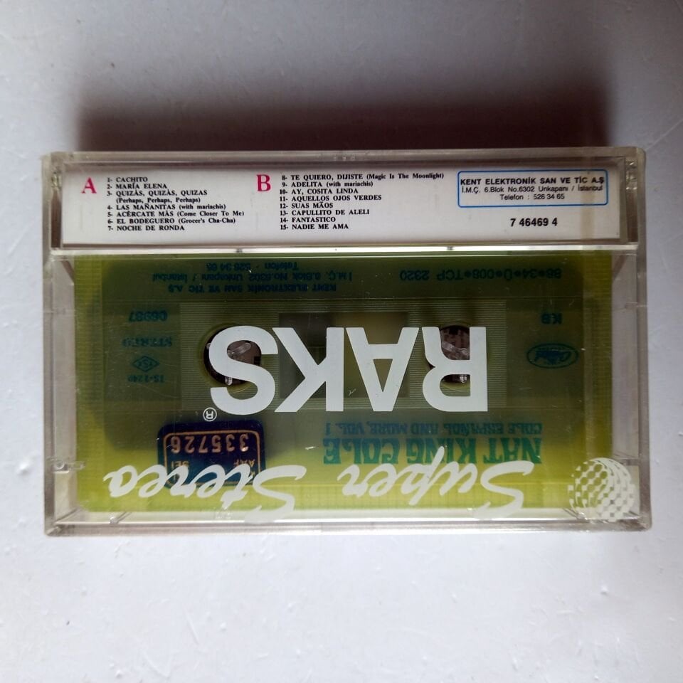 NAT KING COLE – COLE ESPANOL AND MORE VOL. 1 (1988) - KASET SIFIR