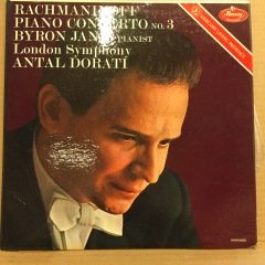 RACHMANINOV - PIANO CONCERTO NO.3 BYRON JANIS, LONDON SYM, ANTAL DORATI 2.EL PLAK 2.EL PLAK