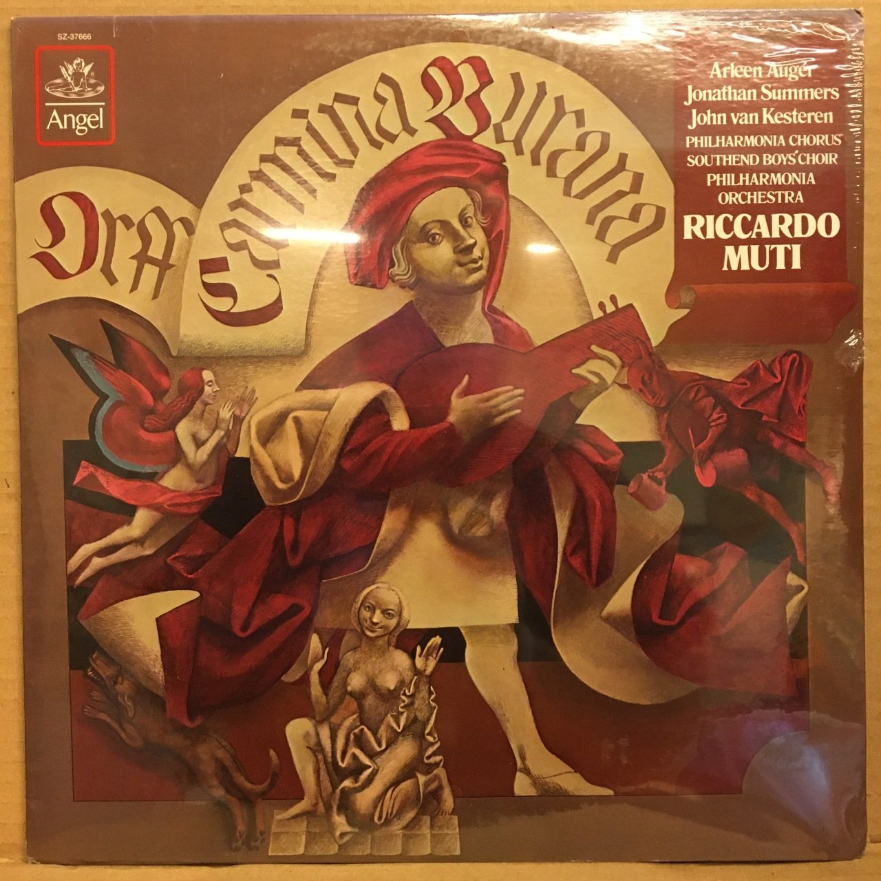 CARL ORFF CARMINA BURANA RICCARDO MUTI 1980 SIFIR PLAK