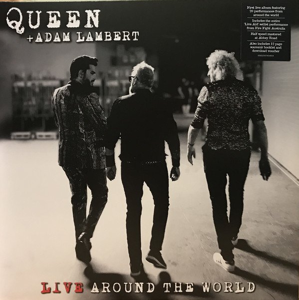 QUEEN & ADAM LAMBERT - LIVE AROUND THE WORLD (2020) - 2LP BLACK VINYL SIFIR PLAK