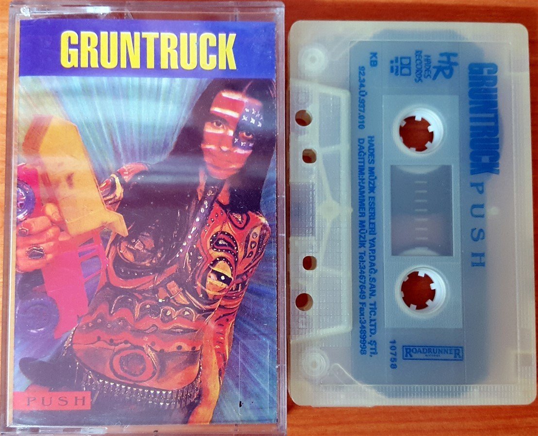 GRUNTRUCK - PUSH (1992) HADES CASSETTE MADE IN TURKEY ''USED''