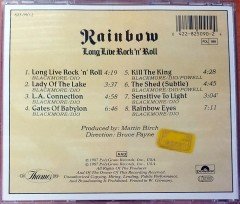 RAINBOW - LONG LIVE ROCK N ROLL (1987) MADE IN WEST GERMANY / POLYDOR CD 2.EL