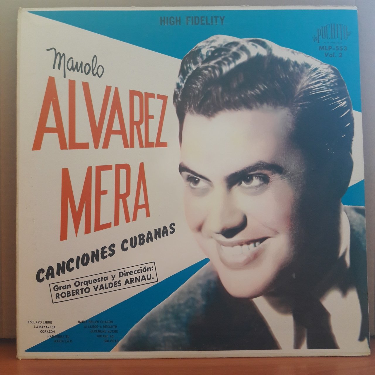 ALVAREZ MERA - CANCIONES CUBANAS - LP 2.EL PLAK