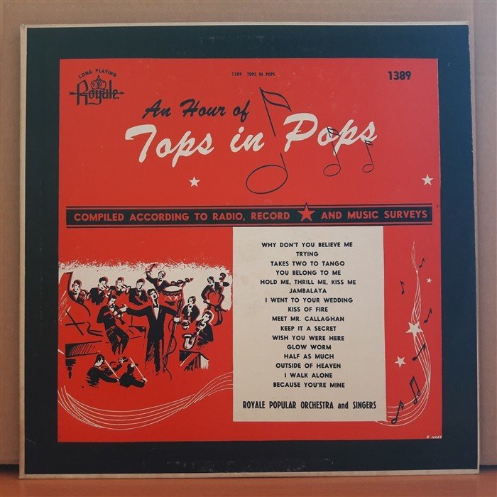 TOPS IN POPS 1389 - ROYALE POPULAR ORCHESTRA - LP 2.EL PLAK