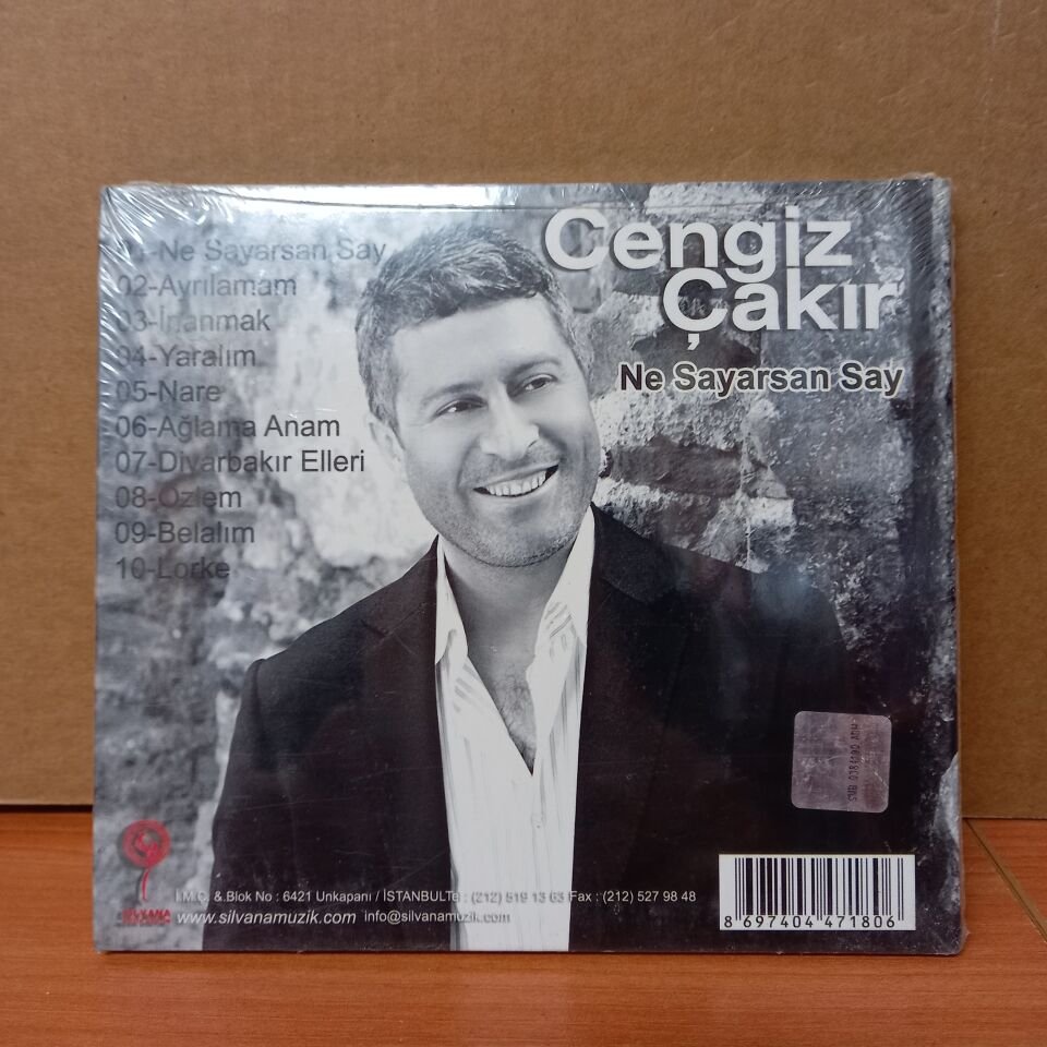 CENGİZ ÇAKIR - NE SAYARSAN SAY - CD SIFIR