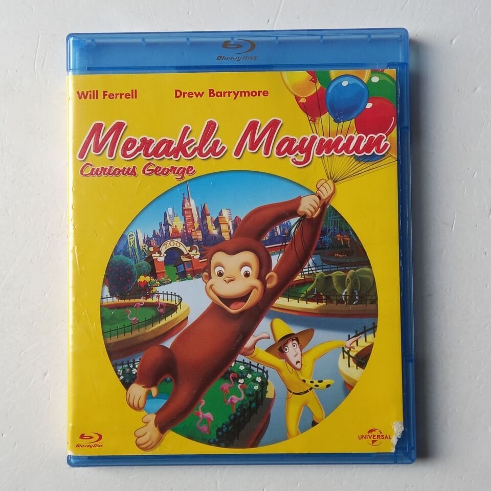 MERAKLI MAYMUN / CURIOUS GEORGE - WILL FERRELL, DREW BARRYMORE - BLU-RAY 2.EL