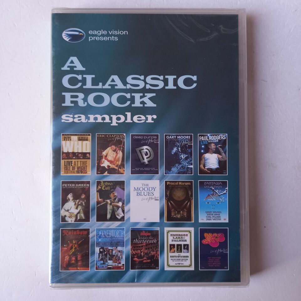 A CLASSIC ROCK SAMPLER - THE WHO, ERIC CLAPTON, DEEP PURPLE, GARY MOORE (2008) - DVD AMBALAJINDA SIFIR