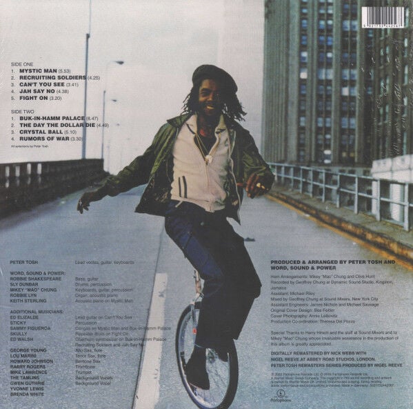 PETER TOSH - MYSTIC MAN (1979) - LP GREEN COLOURED 2024 EDITION SIFIR PLAK