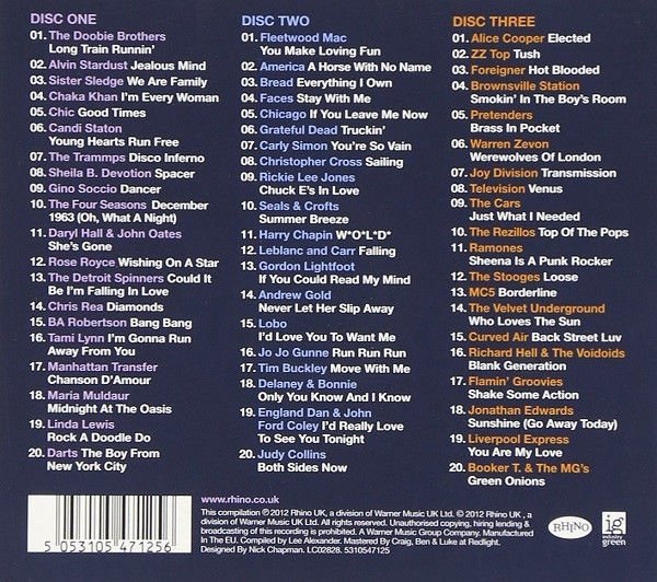 70S THE COLLECTION - FLEETWOOD MAC, BREAD, CHIC, CHAKA KHAN, ALICE COOPER, RAMONES, STOOGES, AMERICA,..  (2012) - 3xCD DIGIPAK AMBALAJINDA SIFIR