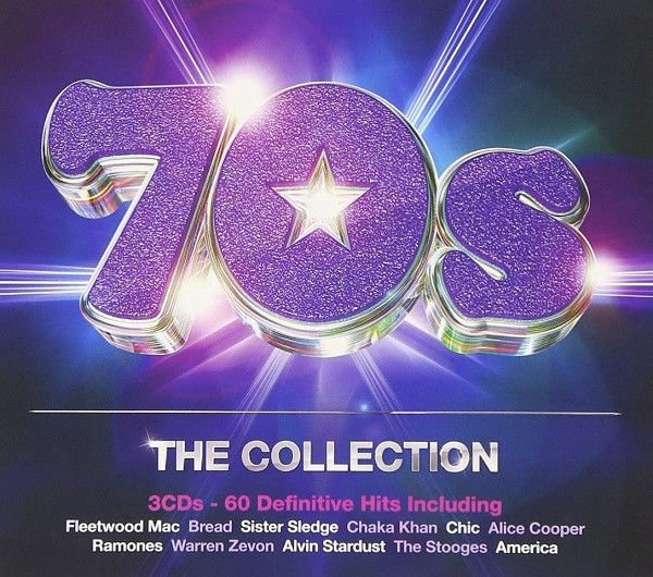 70S THE COLLECTION - FLEETWOOD MAC, BREAD, CHIC, CHAKA KHAN, ALICE COOPER, RAMONES, STOOGES, AMERICA,..  (2012) - 3xCD DIGIPAK AMBALAJINDA SIFIR