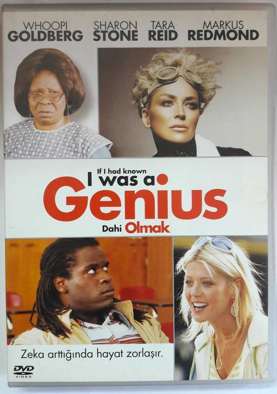 DAHİ OLMAK - IF I HAD KNOWN I WAS A GENIUS - WHOOPI GOLDBERG - SHARON STONE - TARA REID - DVD 2.EL