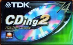 TDK CDING2 POSITION CHROME 74 BOŞ KASET SIFIR
