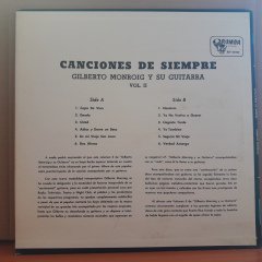CANCIONES DE SIEMPRE - GILBERTO MONROIG - LP 2.EL PLAK