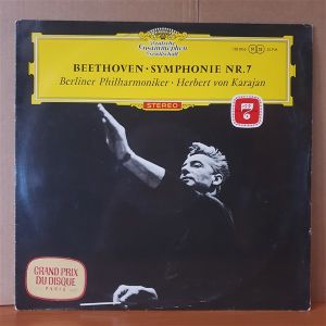 BEETHOVEN: SYMPHONIE NR.7 / BERLINER PHILHARMONIKER, HERBERT VON KARAJAN - LP 2.EL PLAK