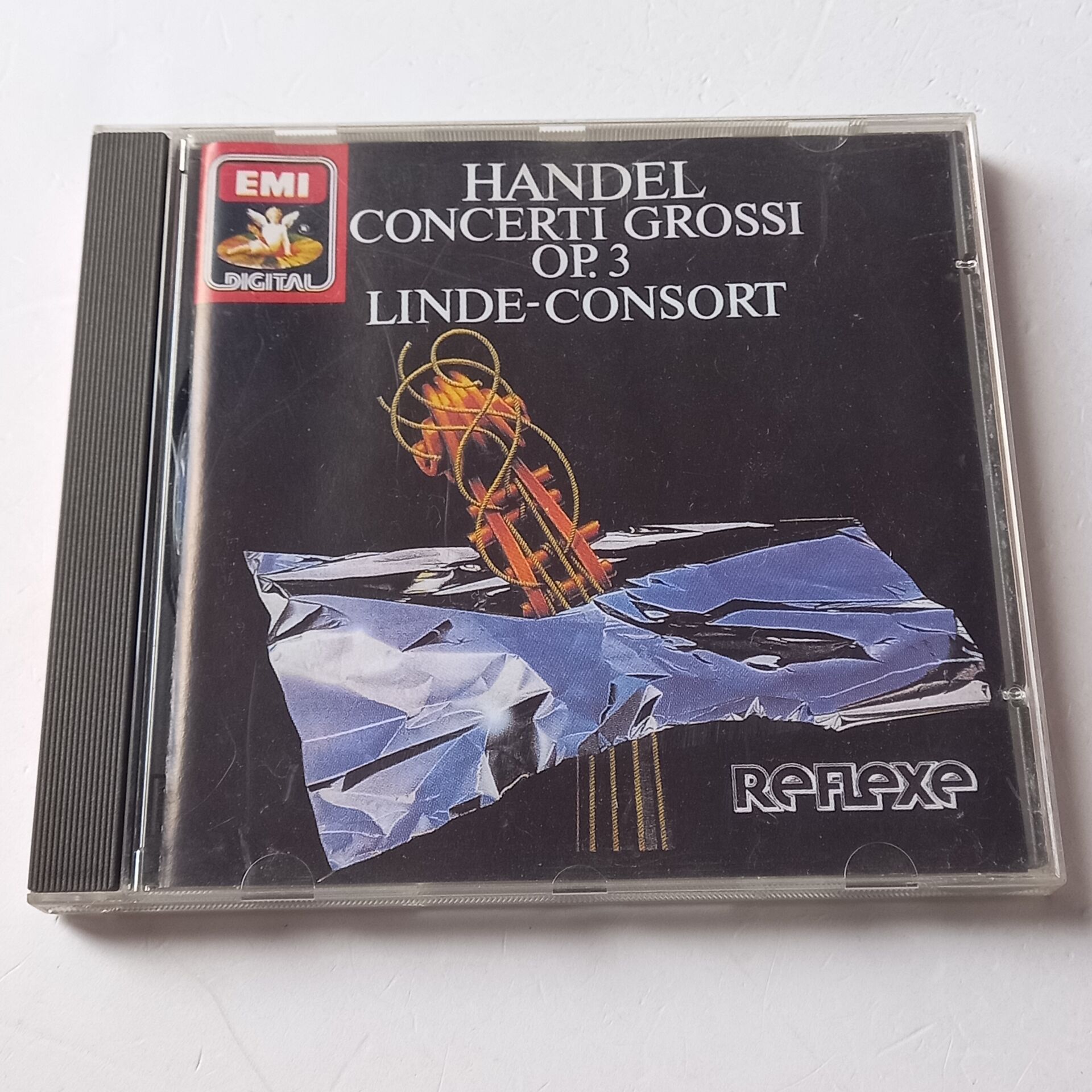 HANDEL: CONCERTI GROSSI, OP. 3  - LINDE CONSORT, HANS MARTIN LINDE (1985) - CD 1990 REISSUE 2.EL