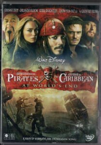 PIRATES OF THE CARIBBEAN 3 AT WORLD'S END - KARAYİP KORSANLARI 3 DÜNYANIN SONU - JOHNNY DEPP - ORLANDO BLOOM - KEIRA KNIGHTLEY - DVD 2.EL