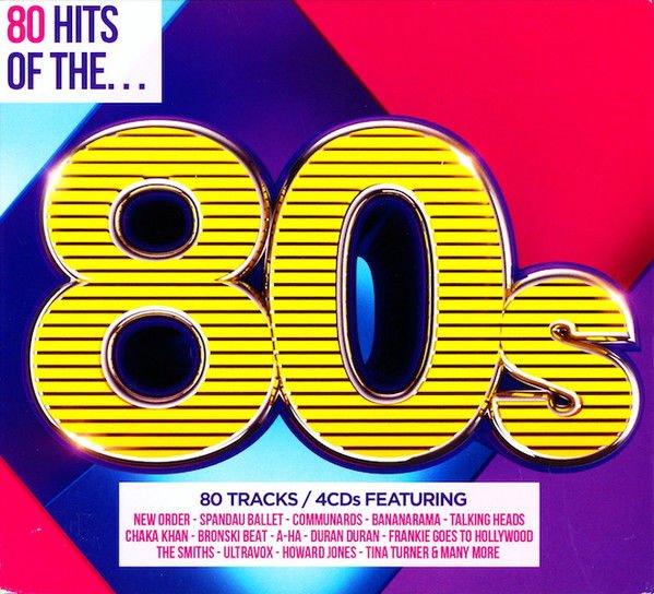 80 HITS OF THE...80'S - NEW ORDER, SPANDAU BALLET, COMMUNARDS, TALKING HEADS, A-HA, DURAN DURAN, SMITHS, ULTRAVOX,..  (2015) - 4xCD DIGIPAK AMBALAJINDA SIFIR