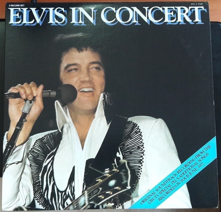 ELVIS PRESLEY - ELVIS IN CONCERT (1977) - 2.EL 2PLAK