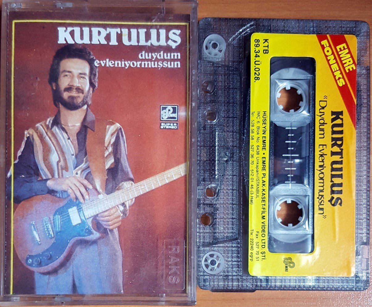 KURTULUŞ - DUYDUM EVLENİYORMUŞSUN (1989) EMRE KASET 2.EL